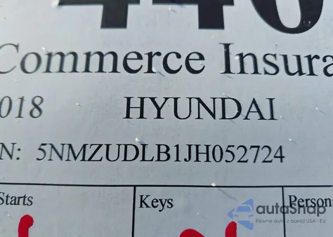 2018 Hyundai Santa Fe Sport 2.4L z USA, uszkodzony, nr VIN 5NMZUDLB1JH052724